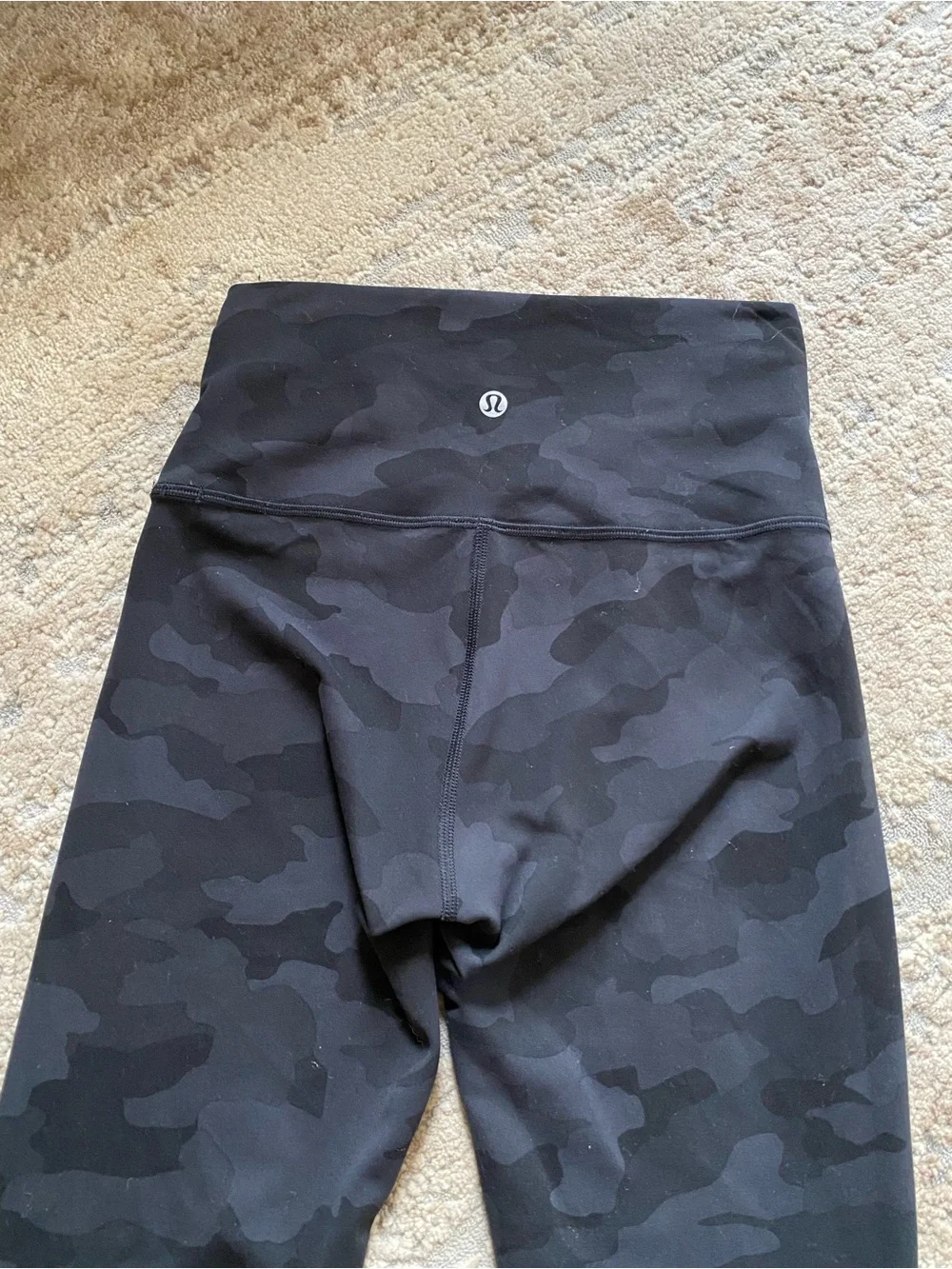 Lululemon Align Gray Black Camo High-Waist Leggings Workout Yoga Pants: 4